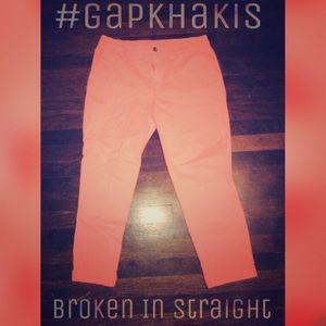 Gap Broken In Khakis